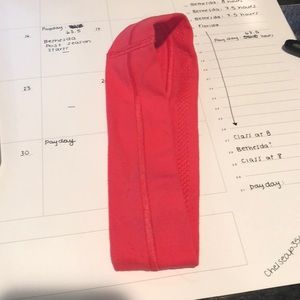 Never been worn! Lulu lemon red headband